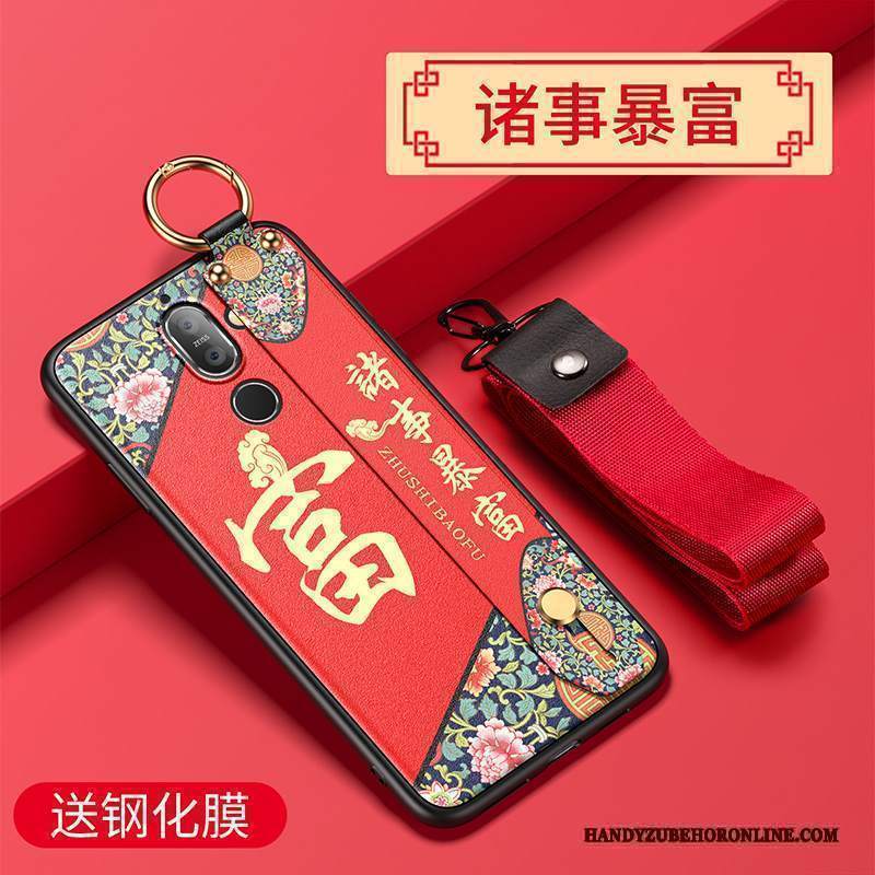 Custodia Nokia 7 Plus Silicone Macchiati Marchio Di Tendenza, Cover Nokia 7 Plus Protezione Di Personalità Net Red
