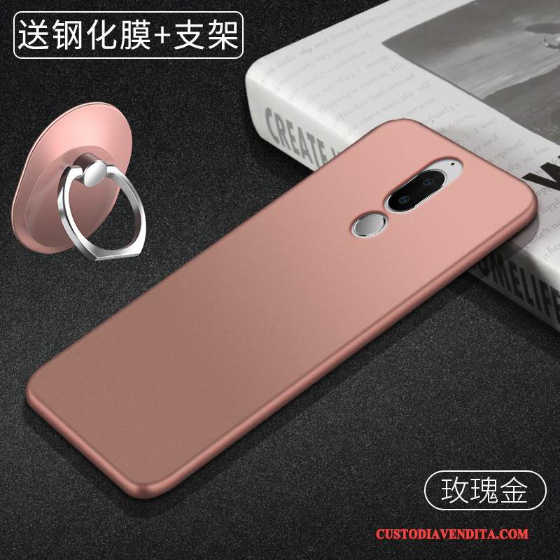 Custodia Nokia 7 Silicone Telefono Tendenza, Cover Nokia 7 Protezione Rosso Morbido