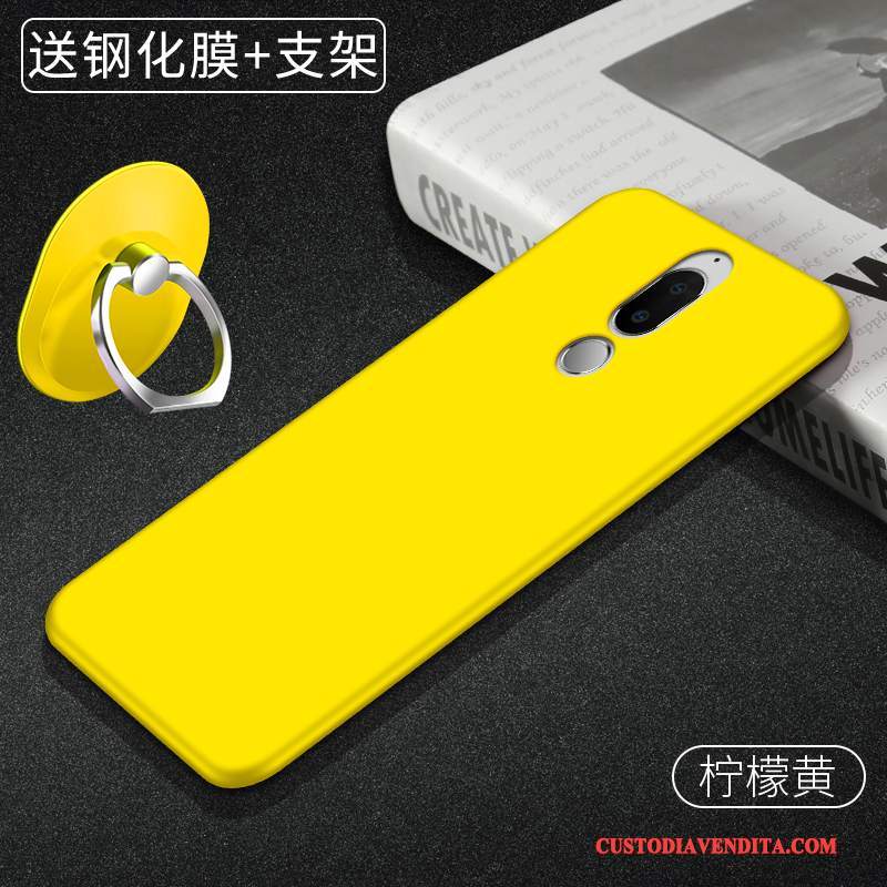 Custodia Nokia 7 Silicone Telefono Tendenza, Cover Nokia 7 Protezione Rosso Morbido