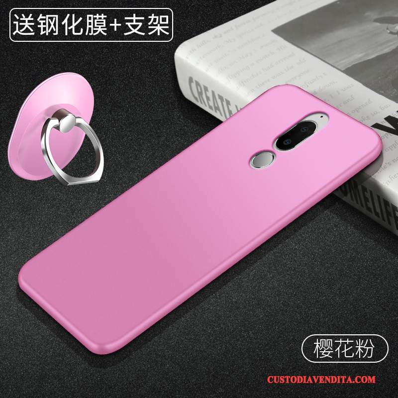 Custodia Nokia 7 Silicone Telefono Tendenza, Cover Nokia 7 Protezione Rosso Morbido