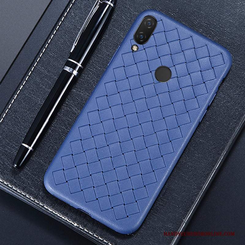 Custodia Redmi 7 Rosso Semplici, Cover Redmi 7 Intrecciate Di Personalità