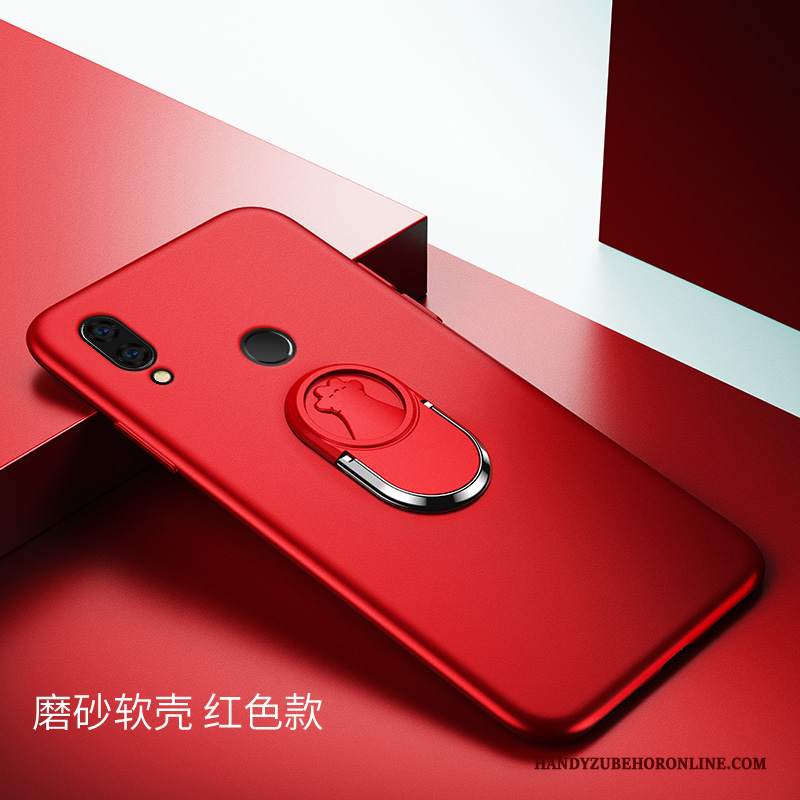 Custodia Redmi 7 Silicone Morbidotelefono, Cover Redmi 7 Protezione Rosa Rosso