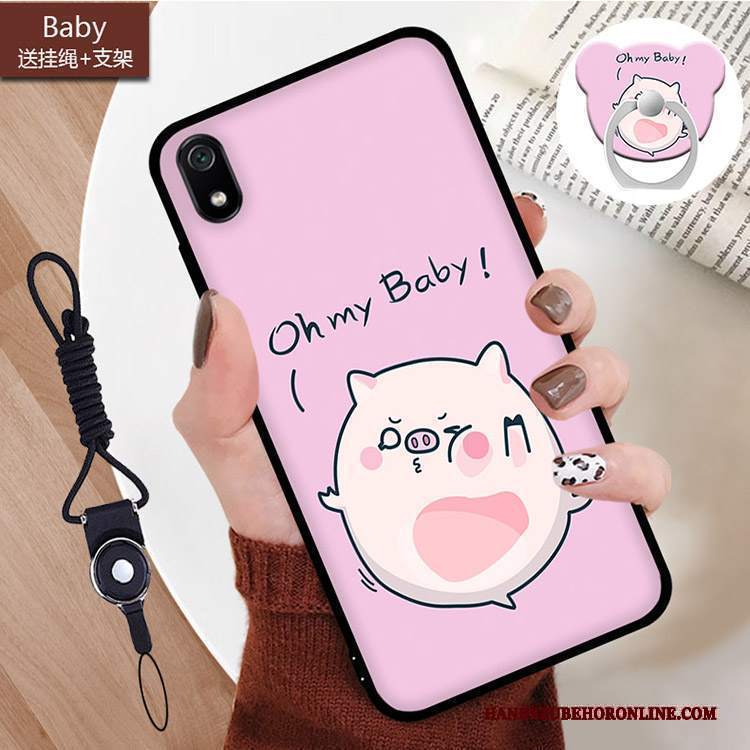 Custodia Redmi 7a Cartone Animato Anti-caduta Blu, Cover Redmi 7a Moda Nuovotelefono