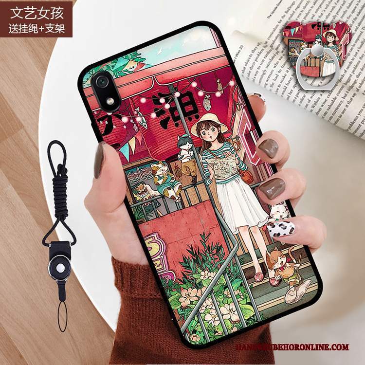 Custodia Redmi 7a Cartone Animato Anti-caduta Blu, Cover Redmi 7a Moda Nuovotelefono
