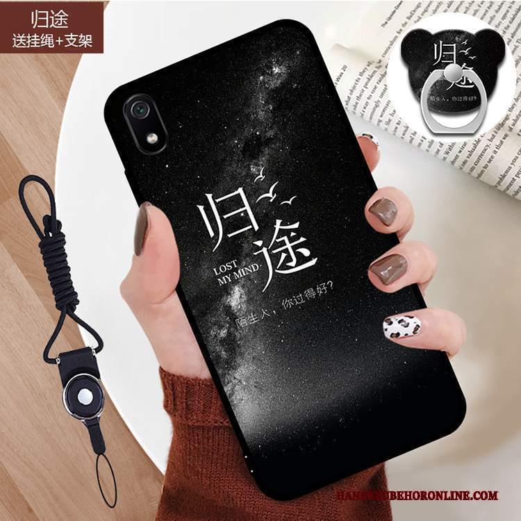 Custodia Redmi 7a Cartone Animato Anti-caduta Blu, Cover Redmi 7a Moda Nuovotelefono