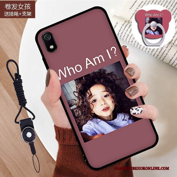 Custodia Redmi 7a Cartone Animato Anti-caduta Blu, Cover Redmi 7a Moda Nuovotelefono