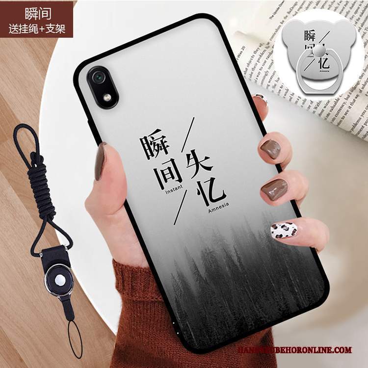 Custodia Redmi 7a Cartone Animato Anti-caduta Blu, Cover Redmi 7a Moda Nuovotelefono