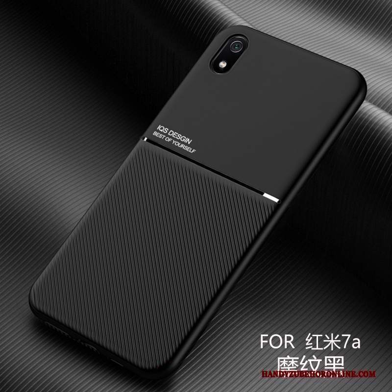 Custodia Redmi 7a Pelle Morbido Tutto Incluso, Cover Redmi 7a Silicone Difficile Rosso