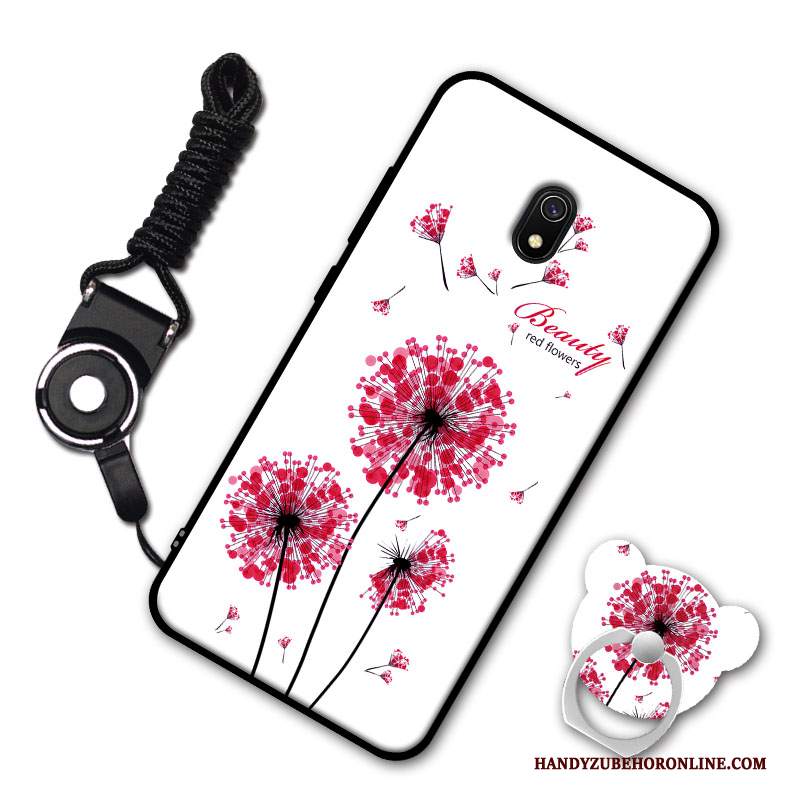 Custodia Redmi 8a Creativo Piccola Ornamenti Appesi, Cover Redmi 8a Moda Morbido Nero