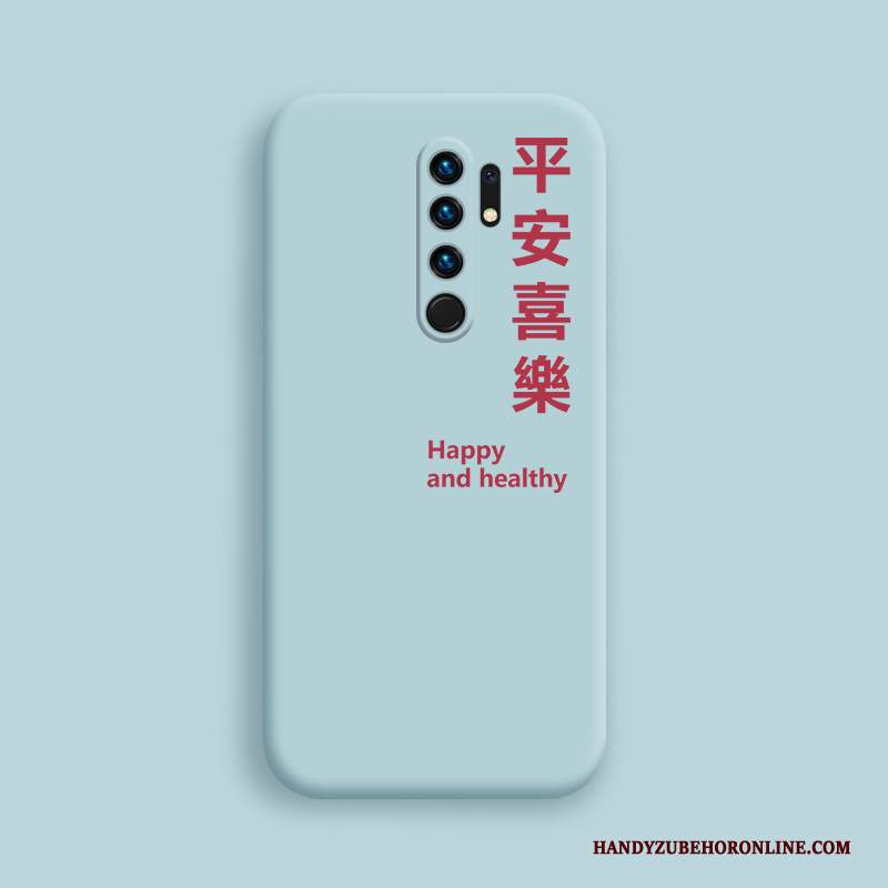 Custodia Redmi 9 Silicone Anti-caduta Net Red, Cover Redmi 9 Semplici Tutto Incluso