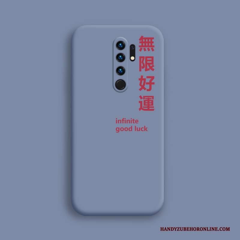 Custodia Redmi 9 Silicone Anti-caduta Net Red, Cover Redmi 9 Semplici Tutto Incluso
