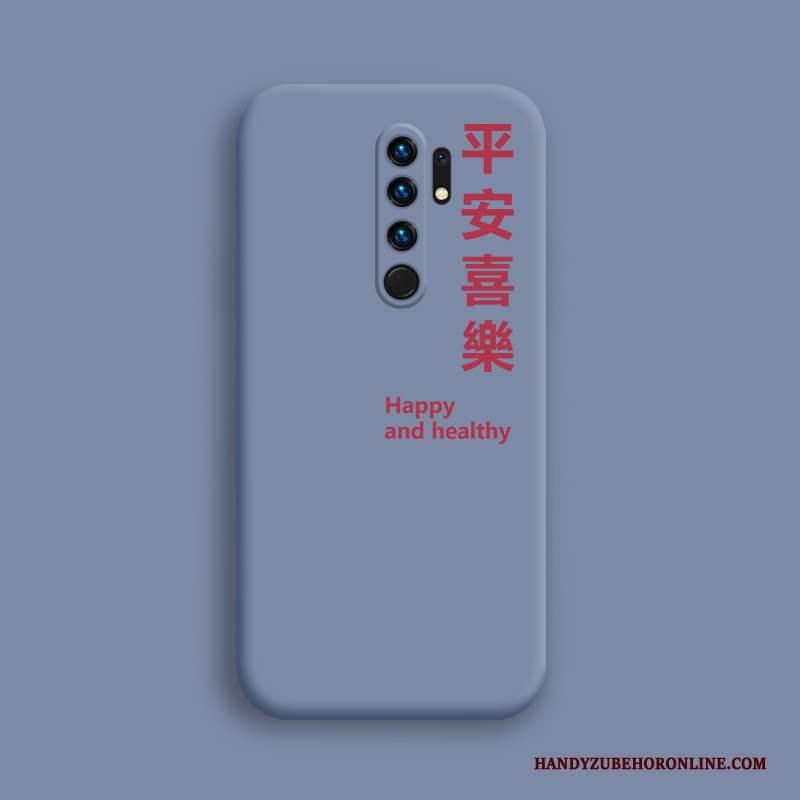 Custodia Redmi 9 Silicone Anti-caduta Net Red, Cover Redmi 9 Semplici Tutto Incluso