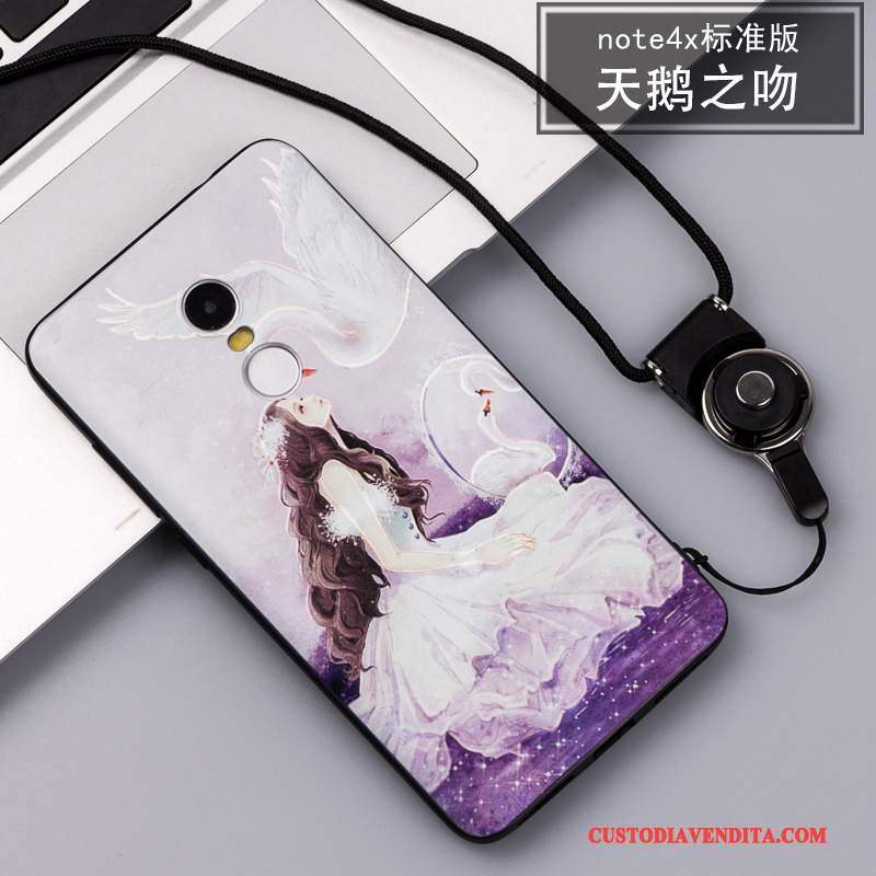 Custodia Redmi Note 4x Goffratura Telefono Morbido, Cover Redmi Note 4x Silicone Tendenza Anti-caduta