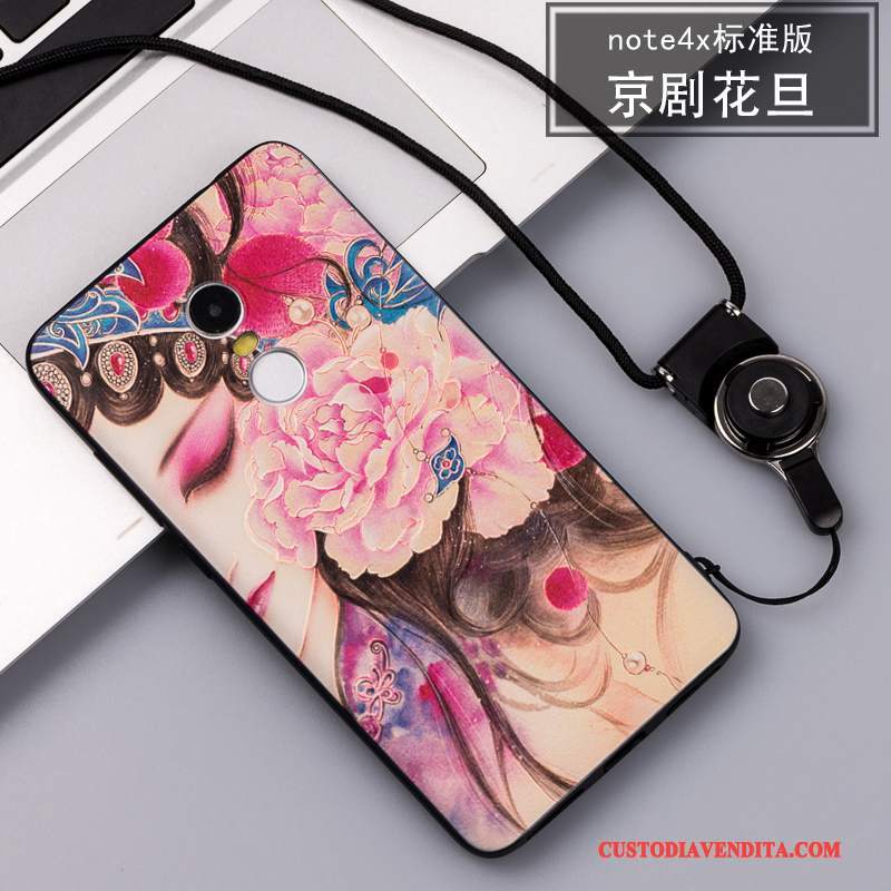 Custodia Redmi Note 4x Goffratura Telefono Morbido, Cover Redmi Note 4x Silicone Tendenza Anti-caduta