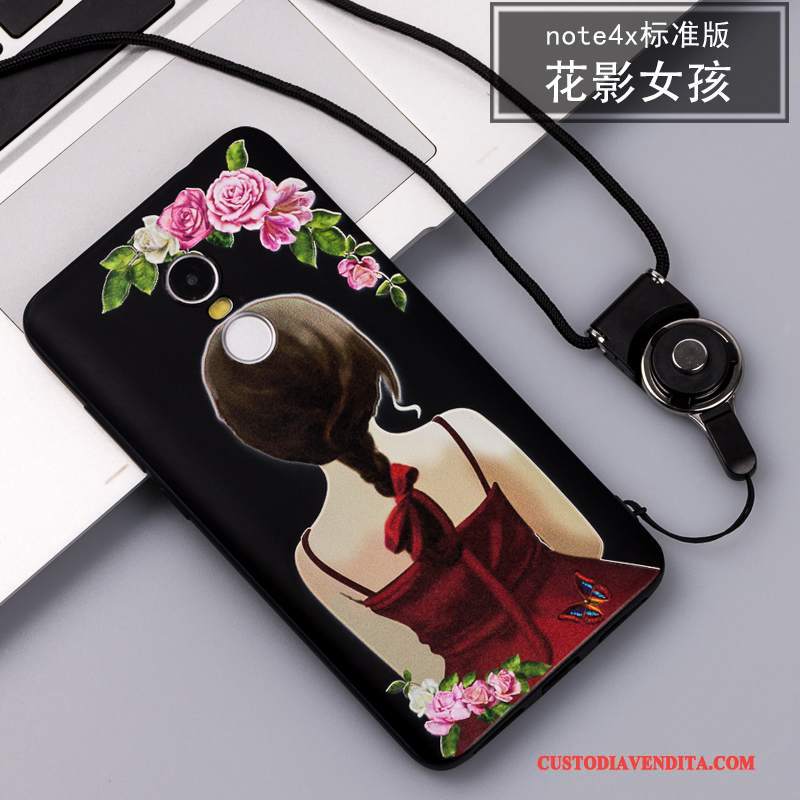 Custodia Redmi Note 4x Goffratura Telefono Morbido, Cover Redmi Note 4x Silicone Tendenza Anti-caduta