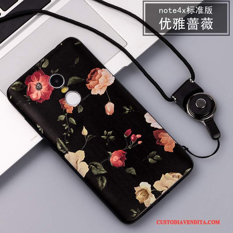 Custodia Redmi Note 4x Goffratura Telefono Morbido, Cover Redmi Note 4x Silicone Tendenza Anti-caduta