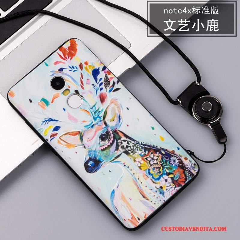 Custodia Redmi Note 4x Goffratura Telefono Morbido, Cover Redmi Note 4x Silicone Tendenza Anti-caduta