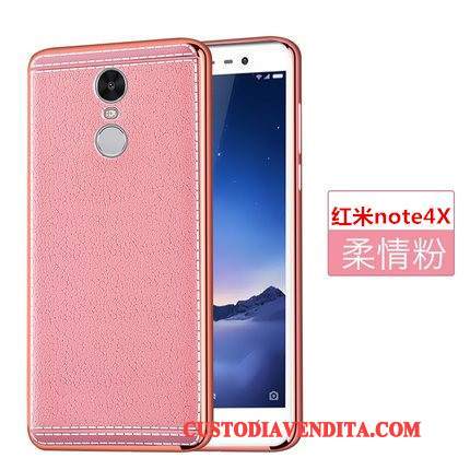 Custodia Redmi Note 4x Pelle Morbidotelefono, Cover Redmi Note 4x Protezione Rosso Nuovo