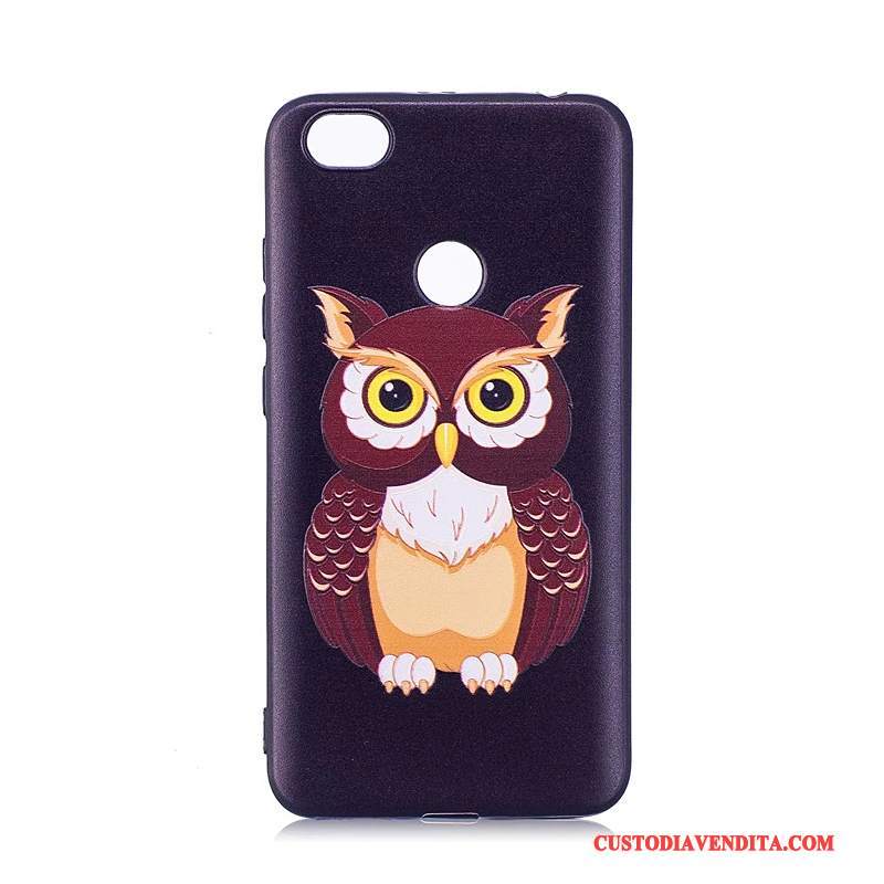 Custodia Redmi Note 5a Goffratura Tendenza Rosa, Cover Redmi Note 5a Colore Rosso Morbido
