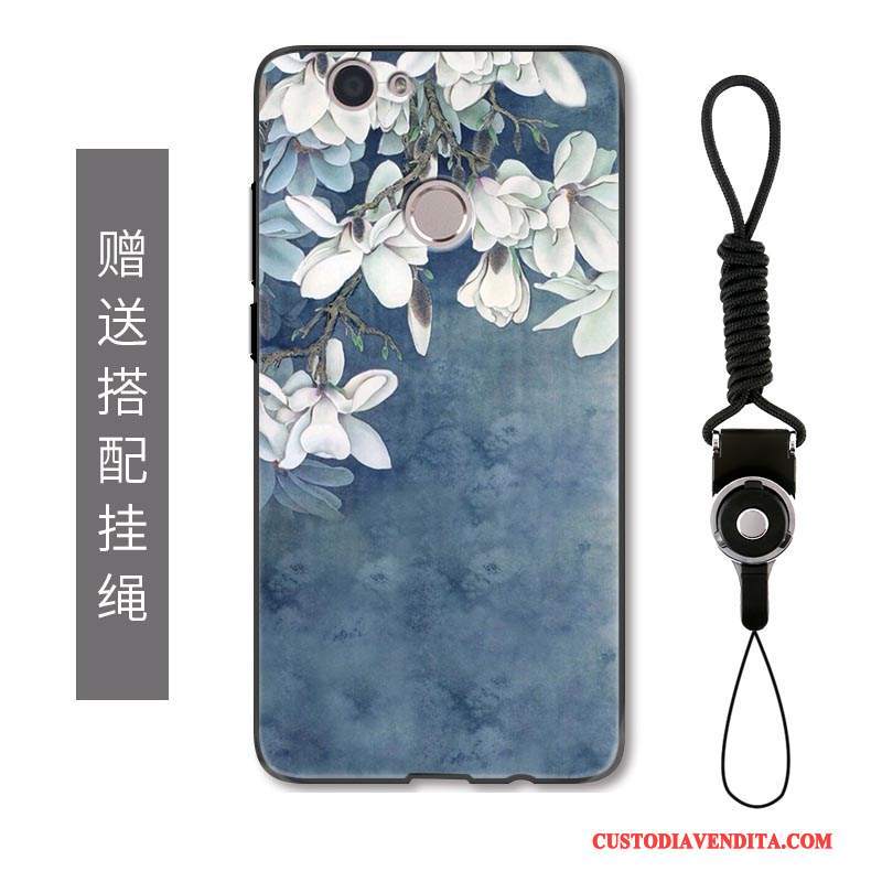 Custodia Redmi Note 5a Moda Arte Fiori, Cover Redmi Note 5a Protezione Telefono Rosso