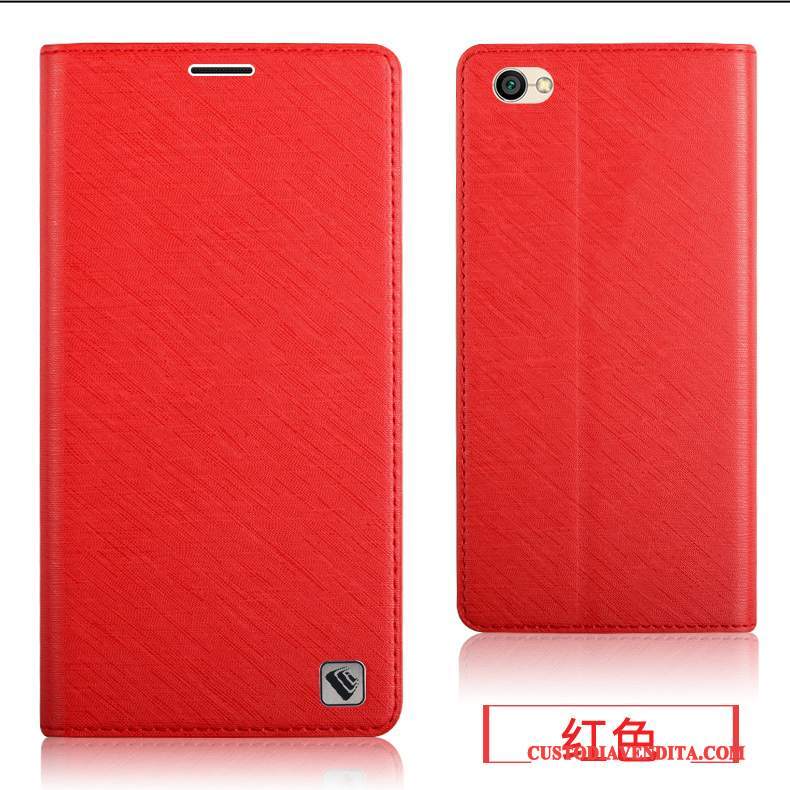 Custodia Redmi Note 5a Silicone Rosso Morbido, Cover Redmi Note 5a Pelle Porpora Tutto Incluso