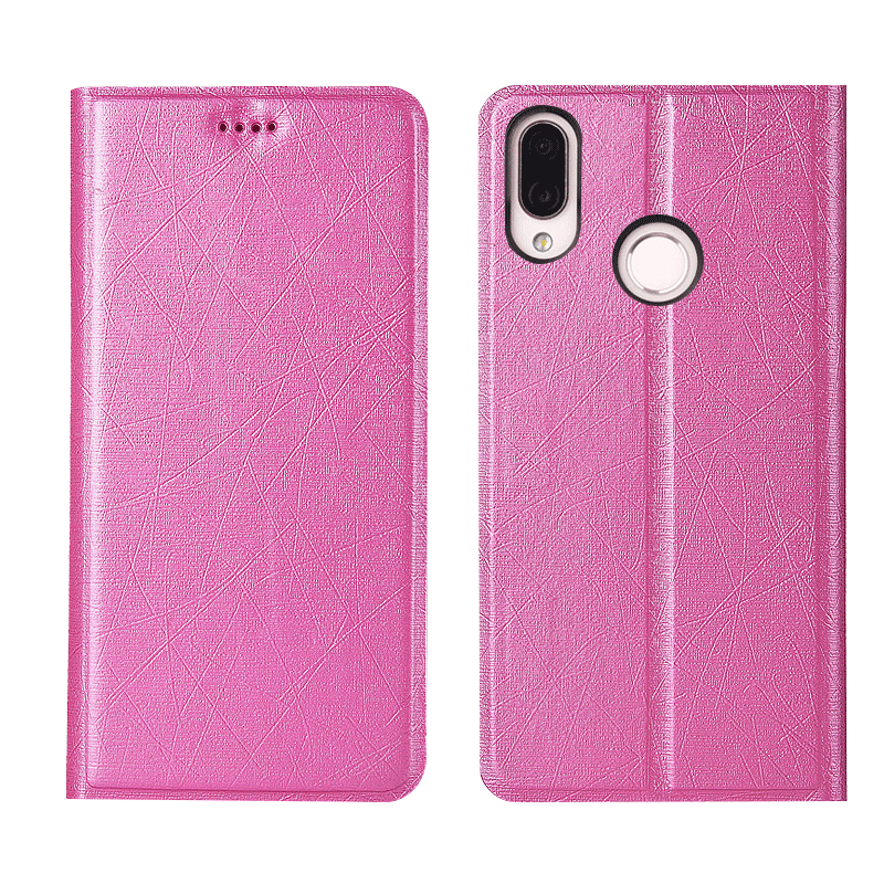 Custodia Redmi Note 7 Pelle Piccola Rosso, Cover Redmi Note 7 Protezione Tutto Incluso Seta