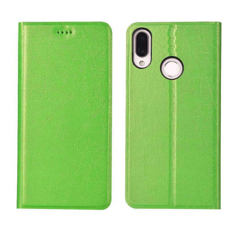 Custodia Redmi Note 7 Pelle Piccola Rosso, Cover Redmi Note 7 Protezione Tutto Incluso Seta