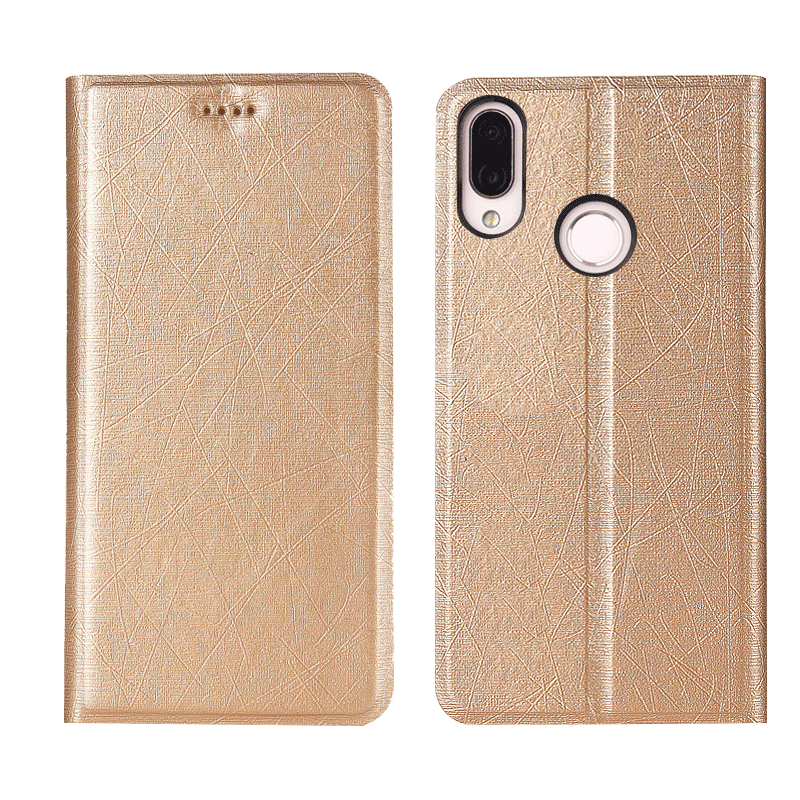 Custodia Redmi Note 7 Pelle Piccola Rosso, Cover Redmi Note 7 Protezione Tutto Incluso Seta