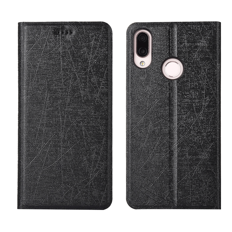 Custodia Redmi Note 7 Pelle Piccola Rosso, Cover Redmi Note 7 Protezione Tutto Incluso Seta