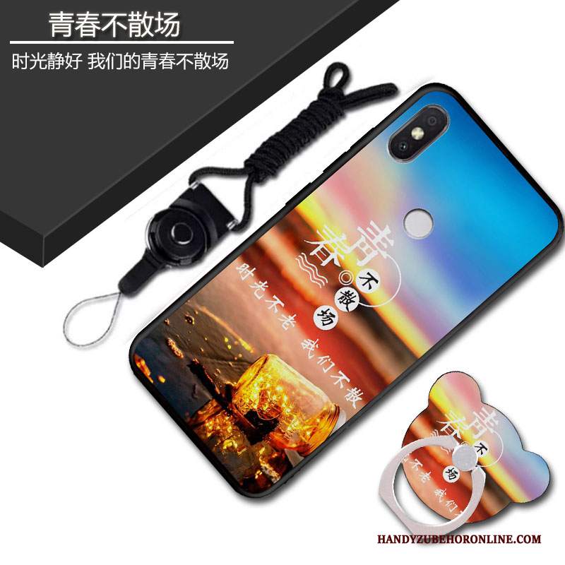 Custodia Redmi Note 7 Protezione Blu Morbido, Cover Redmi Note 7 Pellicola Protettivatelefono