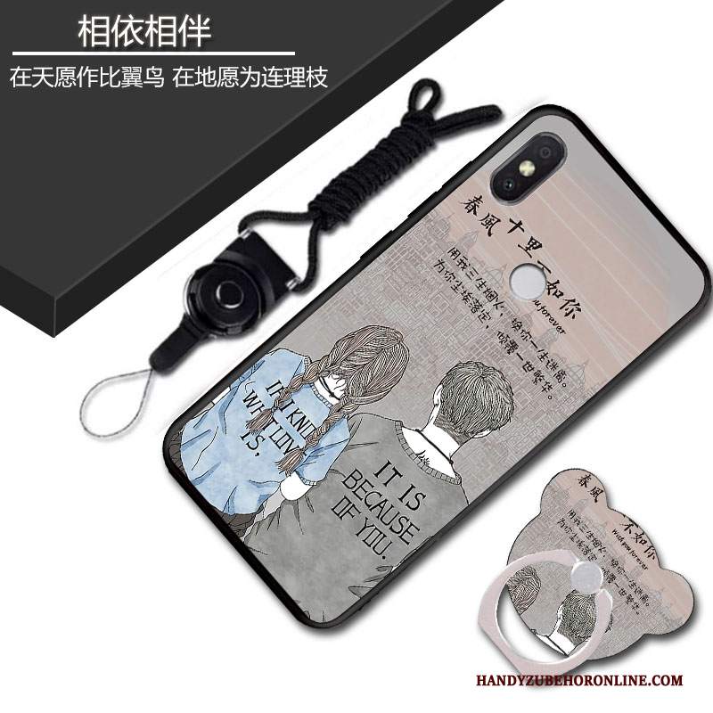 Custodia Redmi Note 7 Protezione Blu Morbido, Cover Redmi Note 7 Pellicola Protettivatelefono