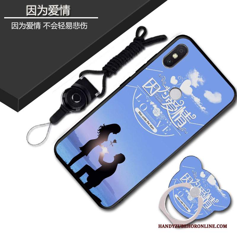 Custodia Redmi Note 7 Protezione Blu Morbido, Cover Redmi Note 7 Pellicola Protettivatelefono