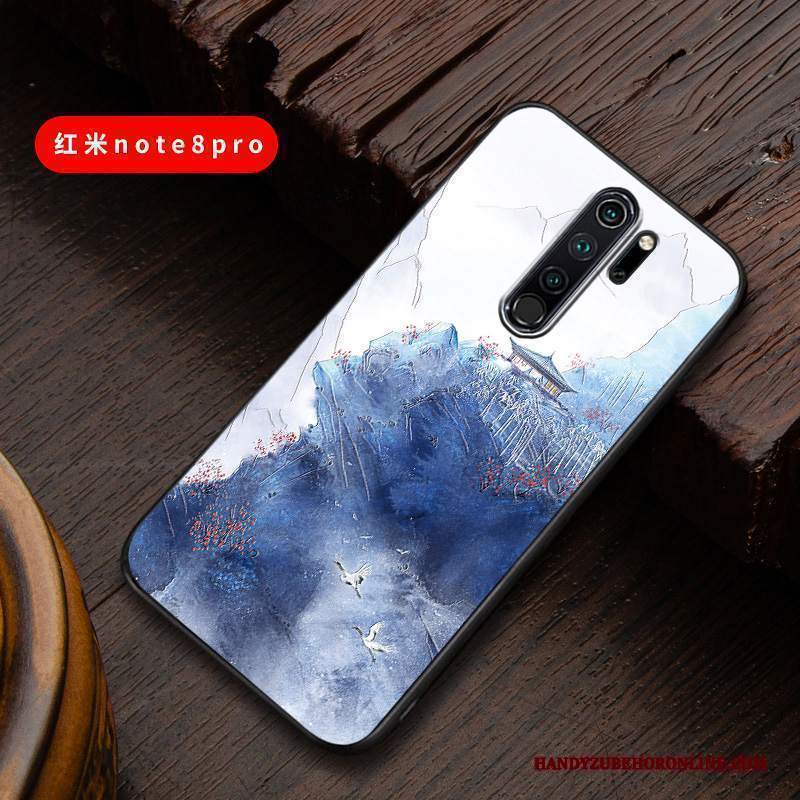 Custodia Redmi Note 8 Pro Silicone Nuovo Rosso, Cover Redmi Note 8 Pro Macchiatitelefono