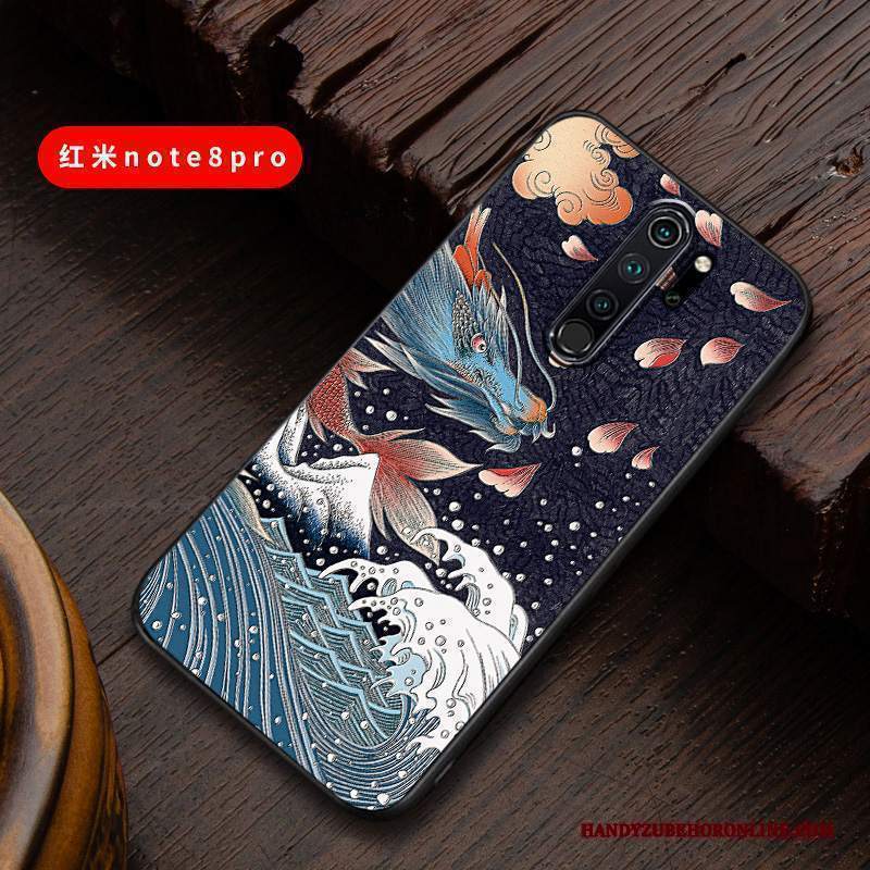 Custodia Redmi Note 8 Pro Silicone Nuovo Rosso, Cover Redmi Note 8 Pro Macchiatitelefono