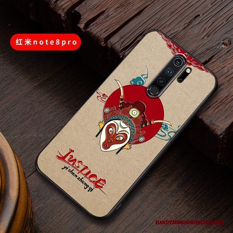 Custodia Redmi Note 8 Pro Silicone Nuovo Rosso, Cover Redmi Note 8 Pro Macchiatitelefono