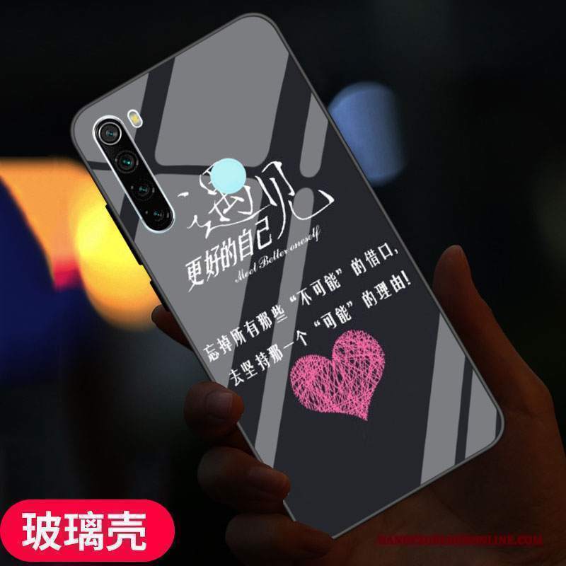 Custodia Redmi Note 8t Creativo Telefono Tutto Incluso, Cover Redmi Note 8t Protezione Vetro Net Red
