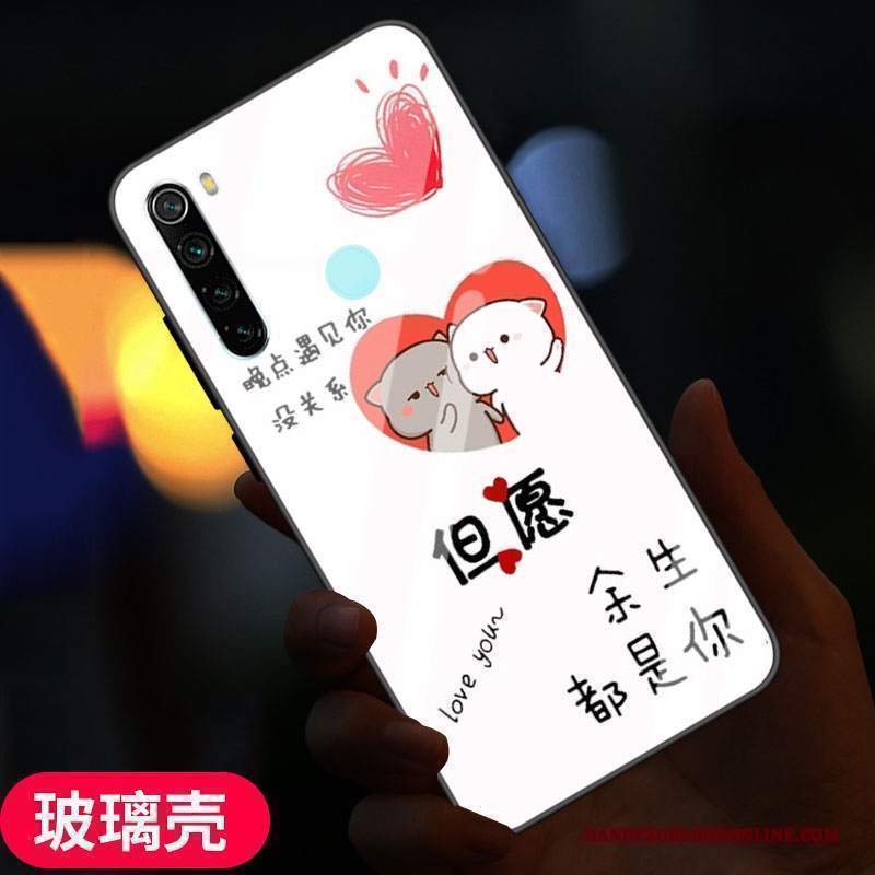 Custodia Redmi Note 8t Creativo Telefono Tutto Incluso, Cover Redmi Note 8t Protezione Vetro Net Red
