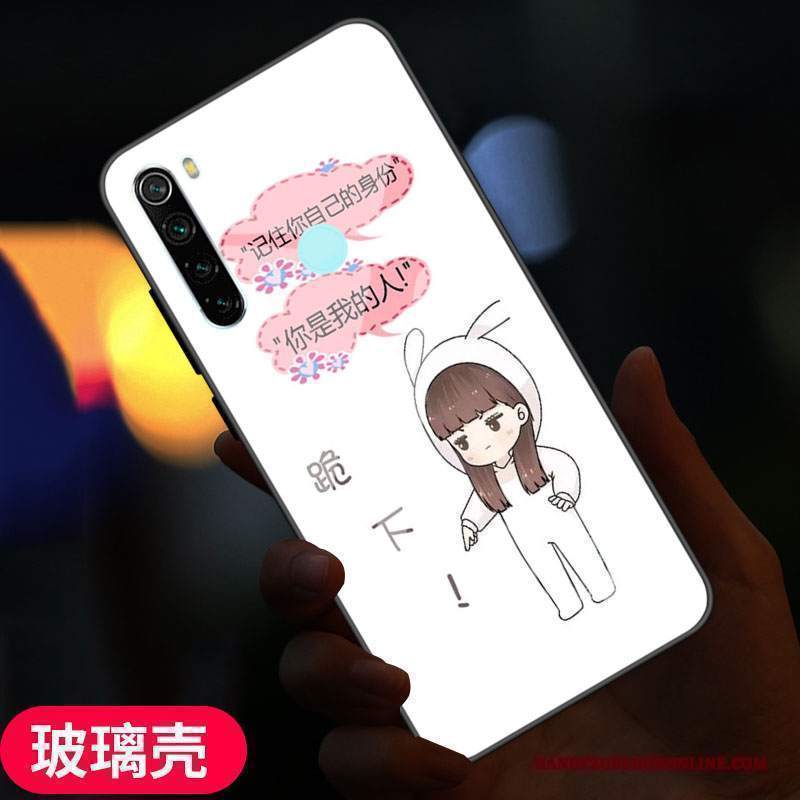 Custodia Redmi Note 8t Creativo Telefono Tutto Incluso, Cover Redmi Note 8t Protezione Vetro Net Red
