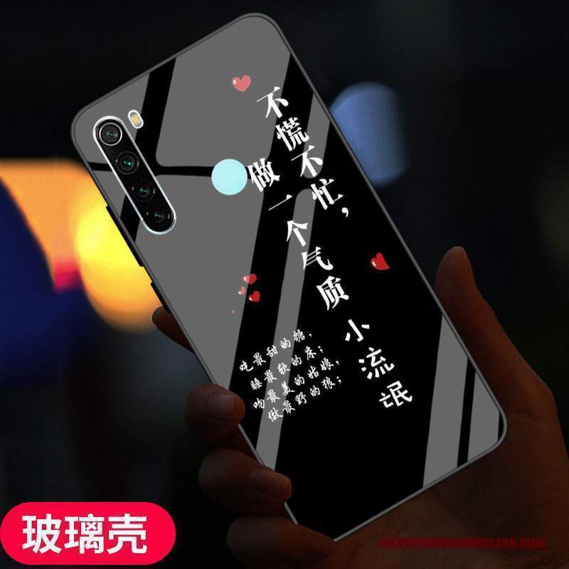 Custodia Redmi Note 8t Creativo Telefono Tutto Incluso, Cover Redmi Note 8t Protezione Vetro Net Red