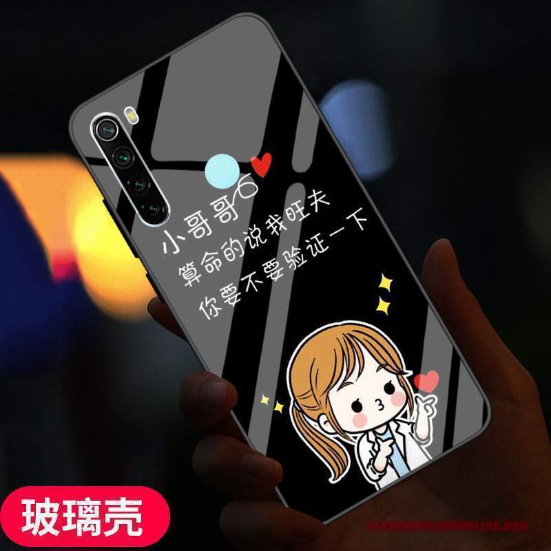 Custodia Redmi Note 8t Creativo Telefono Tutto Incluso, Cover Redmi Note 8t Protezione Vetro Net Red