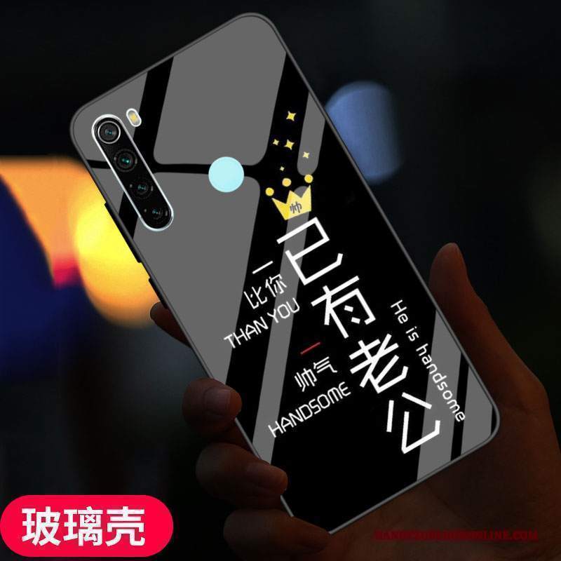 Custodia Redmi Note 8t Creativo Telefono Tutto Incluso, Cover Redmi Note 8t Protezione Vetro Net Red