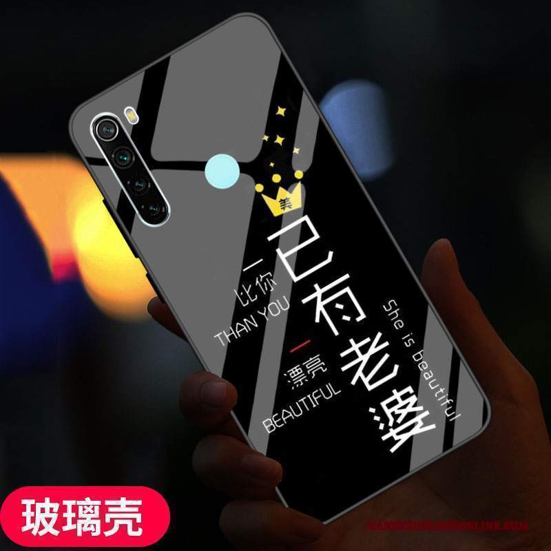 Custodia Redmi Note 8t Creativo Telefono Tutto Incluso, Cover Redmi Note 8t Protezione Vetro Net Red