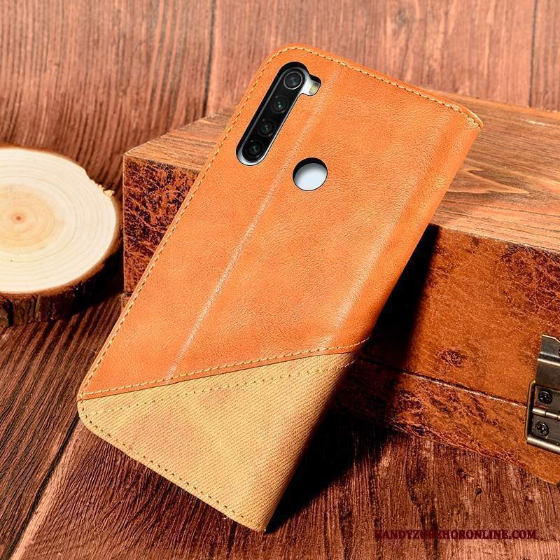 Custodia Redmi Note 8t Pelle Carta Anti-caduta, Cover Redmi Note 8t Protezione Tutto Incluso Nuovo