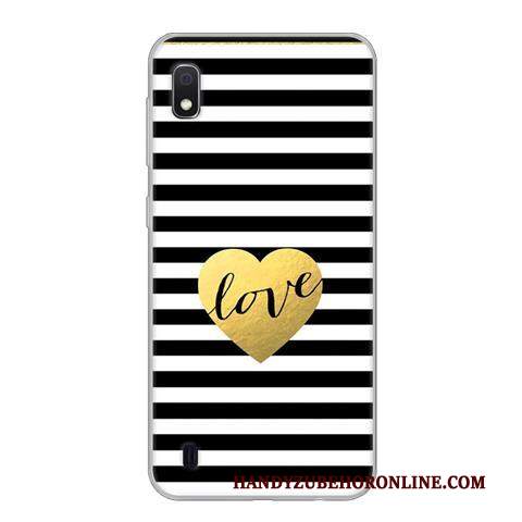 Custodia Samsung Galaxy A10 Creativo Morbido Blu, Cover Samsung Galaxy A10 Protezione Anti-caduta