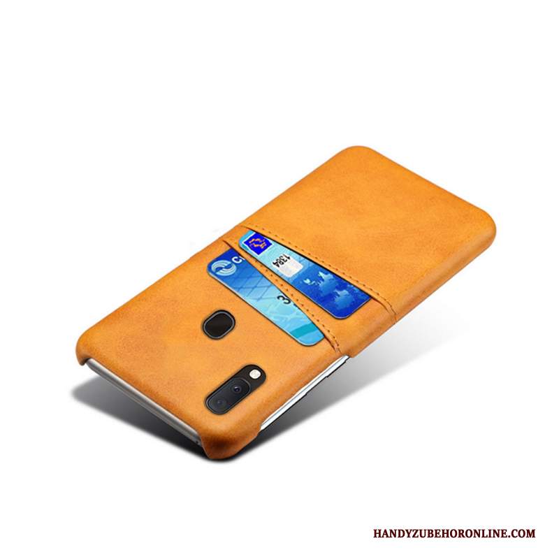 Custodia Samsung Galaxy A20e Protezione Grigio Di Personalità, Cover Samsung Galaxy A20e Pelle Telefono Qualità
