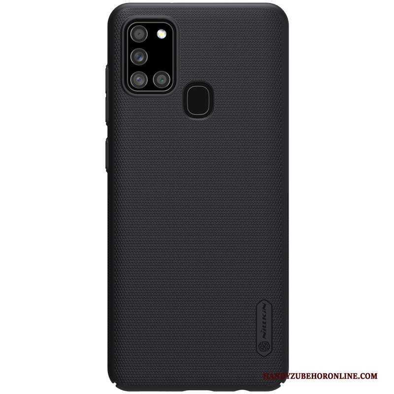 Custodia Samsung Galaxy A21s Protezione Anti-caduta Oro, Cover Samsung Galaxy A21s Rossotelefono