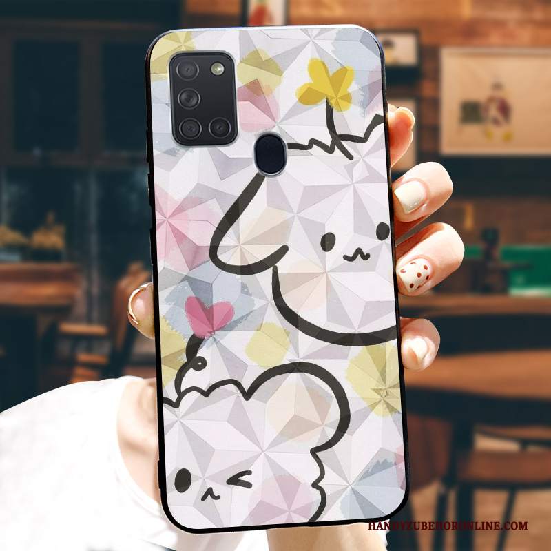 Custodia Samsung Galaxy A21s Silicone Telefono Tendenza, Cover Samsung Galaxy A21s Protezione Marchio Di Tendenza Modello