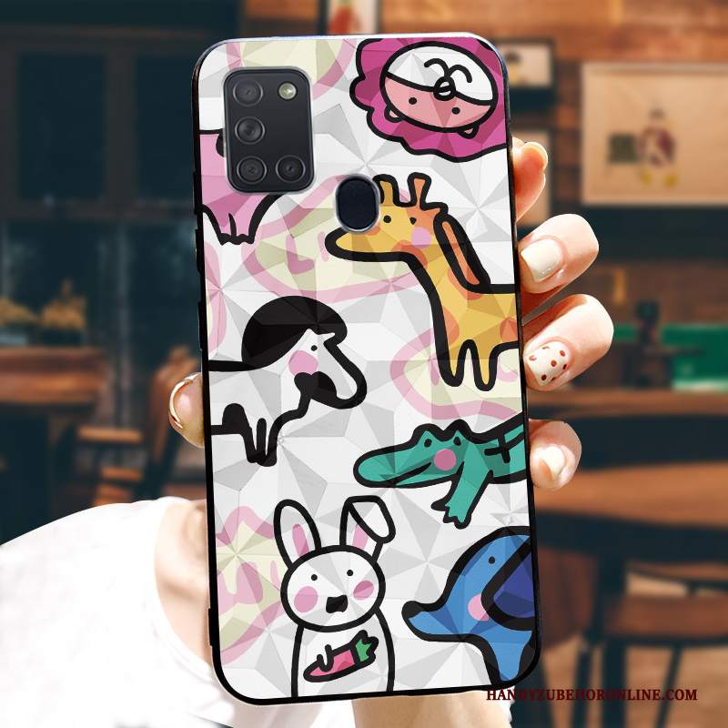 Custodia Samsung Galaxy A21s Silicone Telefono Tendenza, Cover Samsung Galaxy A21s Protezione Marchio Di Tendenza Modello