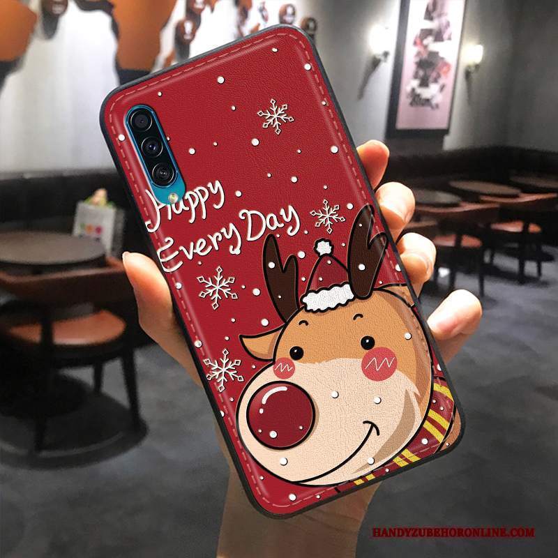 Custodia Samsung Galaxy A30s Protezione Bello Originale, Cover Samsung Galaxy A30s Cartone Animato Natale Morbido