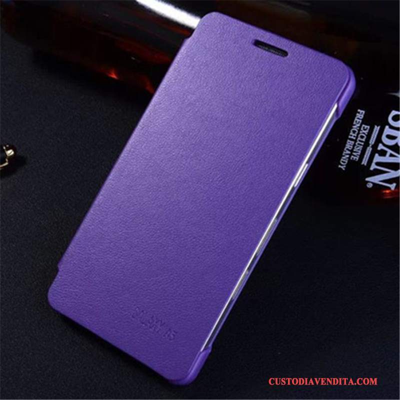 Custodia Samsung Galaxy A5 2015 Pelle Morbido Blu, Cover Samsung Galaxy A5 2015 Protezione